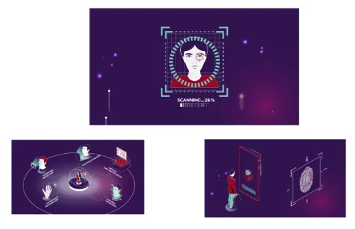 Exemple de vidéo de cybersécurité en motion design réalisée par Your-Comics