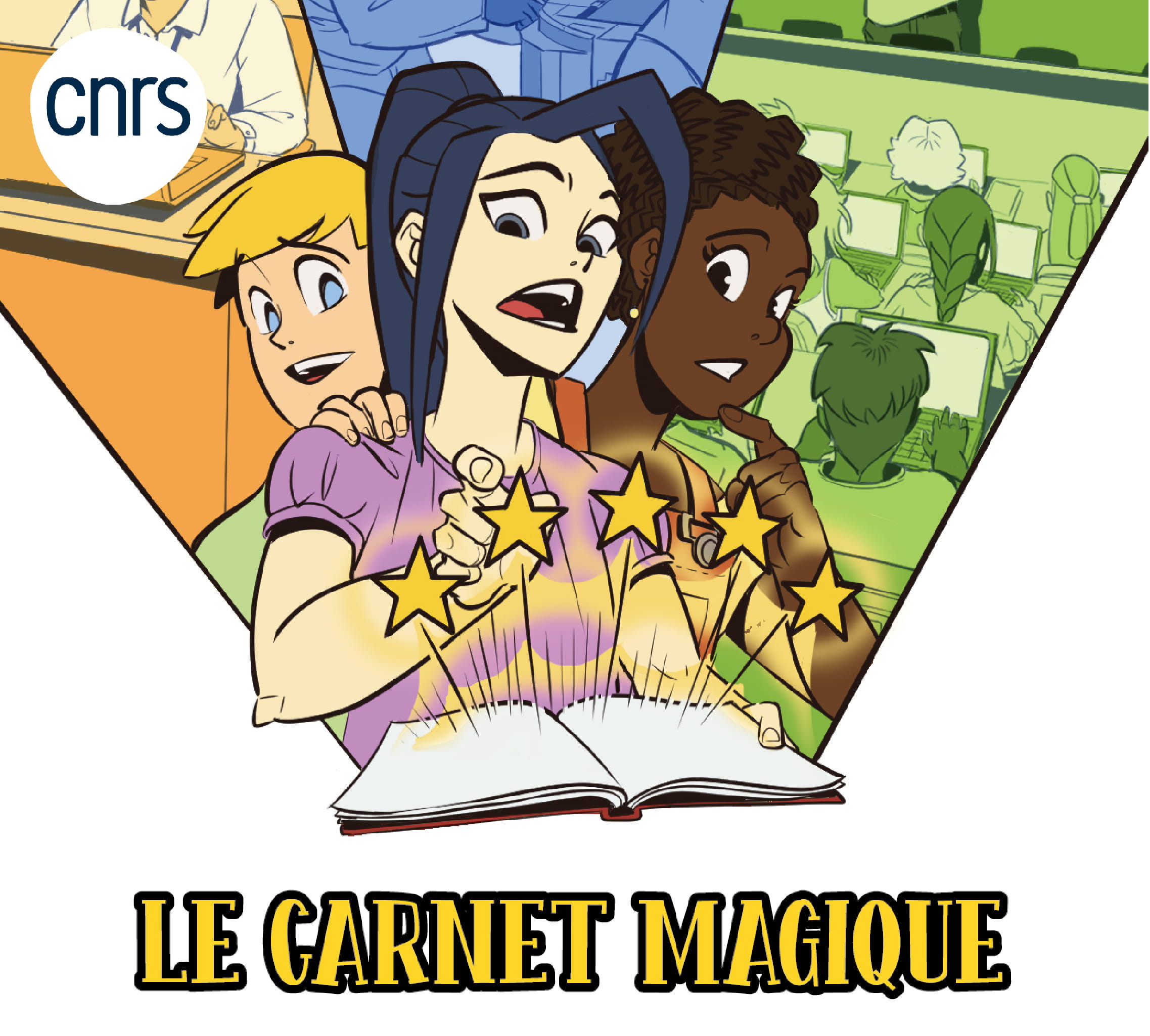 Projet bande dessinée pour le CNRS sur l'égalité homme femme