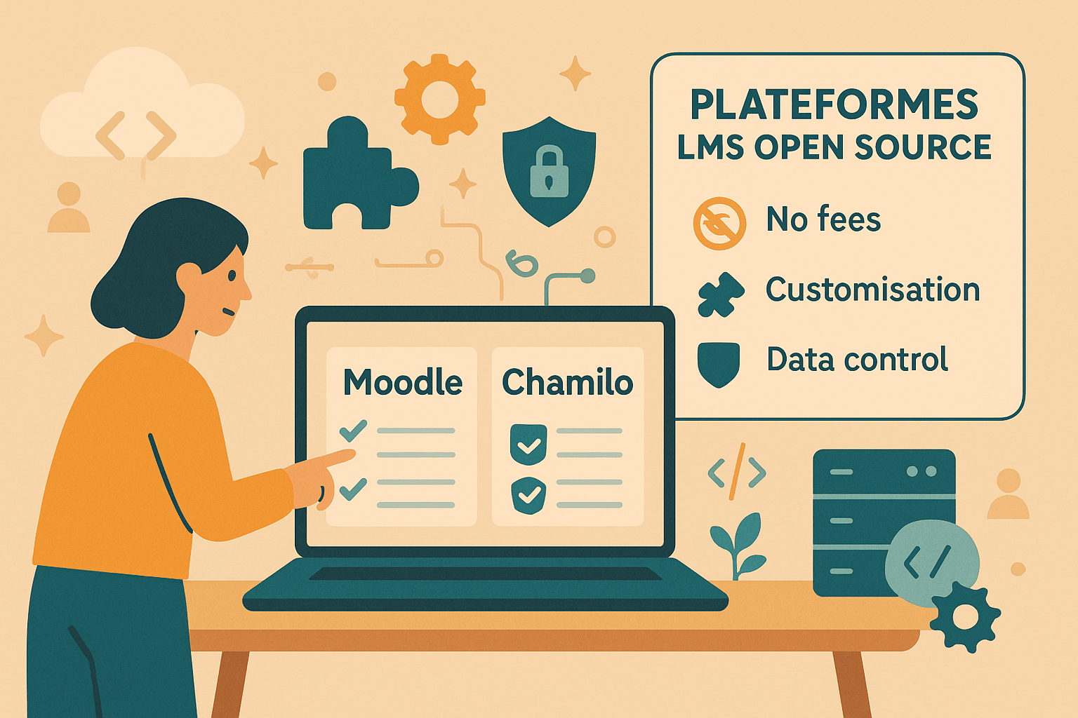 Plateforme lms comparatif Comparatif des meilleures plateformes LMS open source pour entreprises
