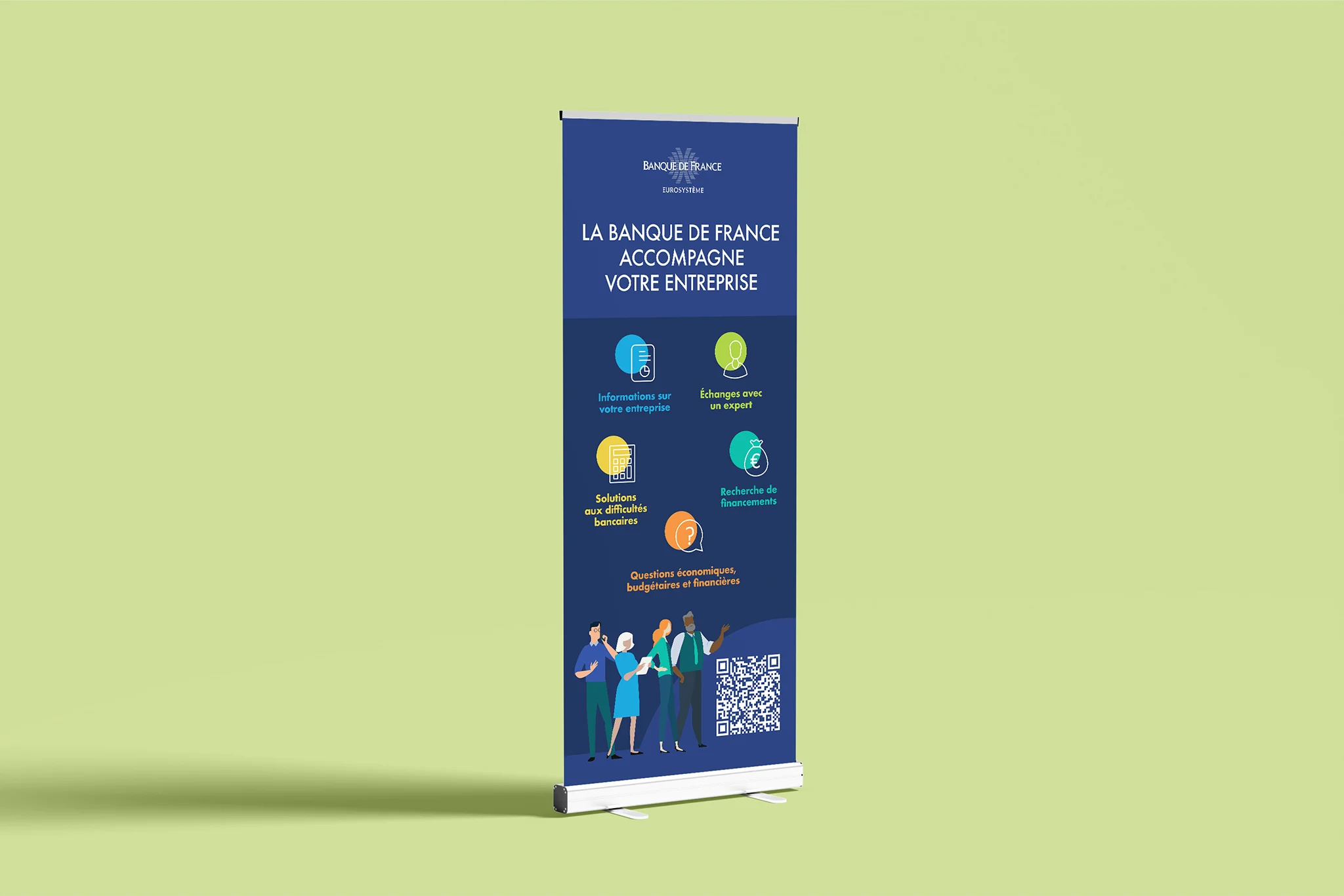 kakemono banque de france