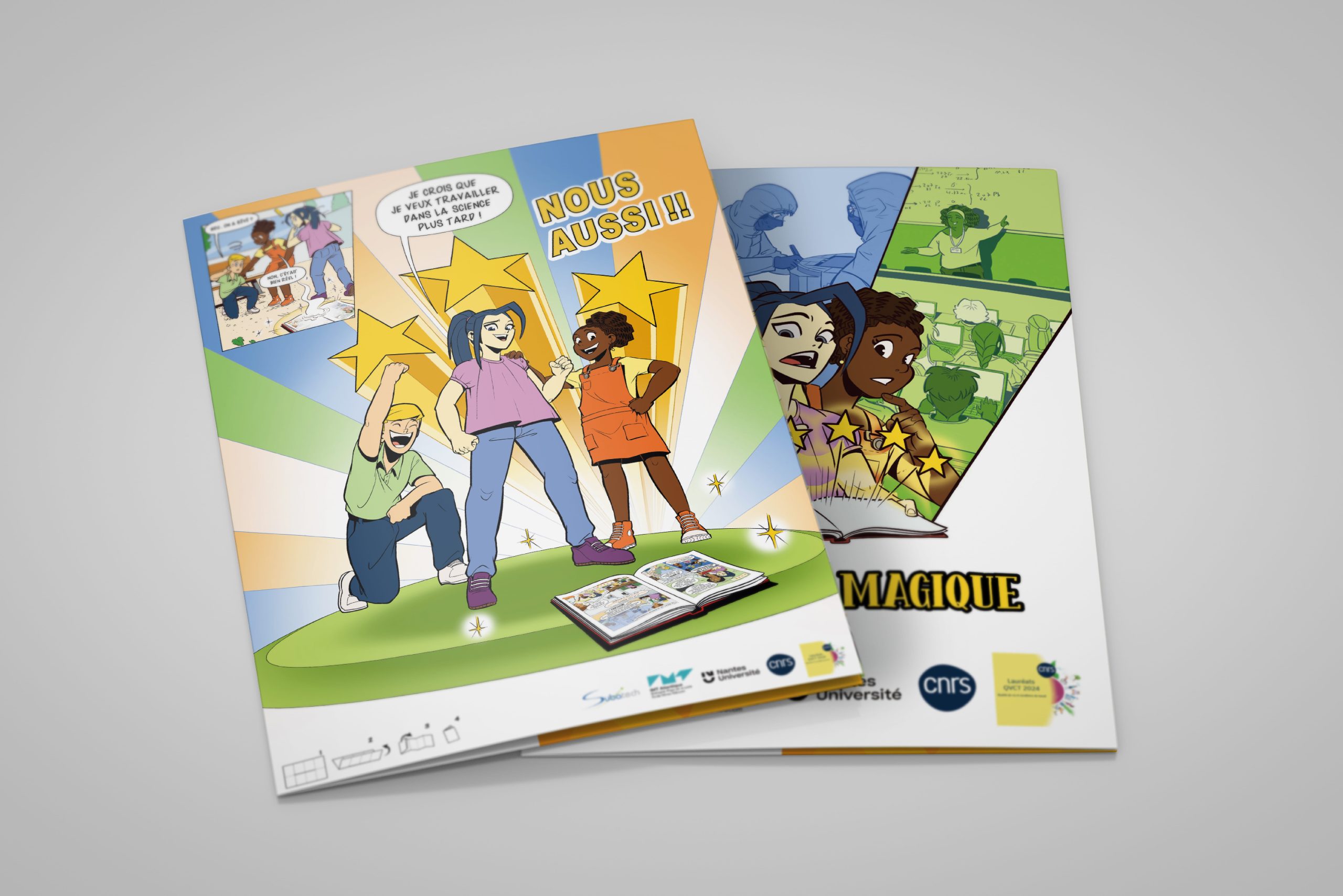 poster projet bande dessinee cnrs