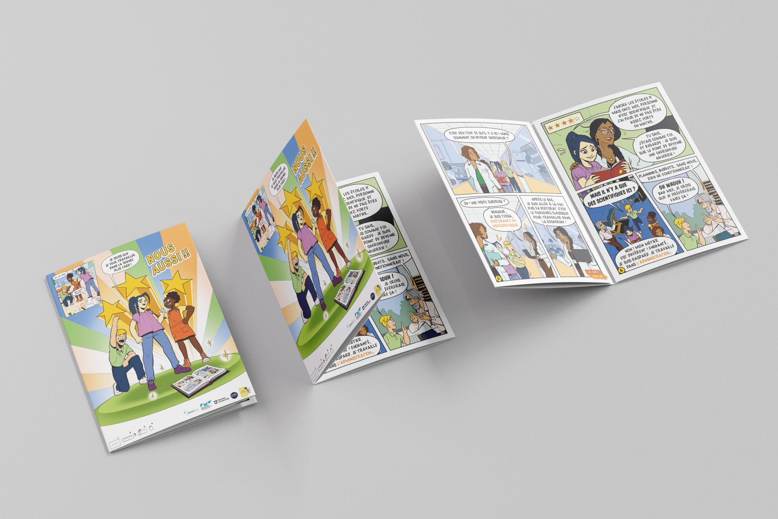 livret bande dessinée égalité homme femme en milieu scientifique